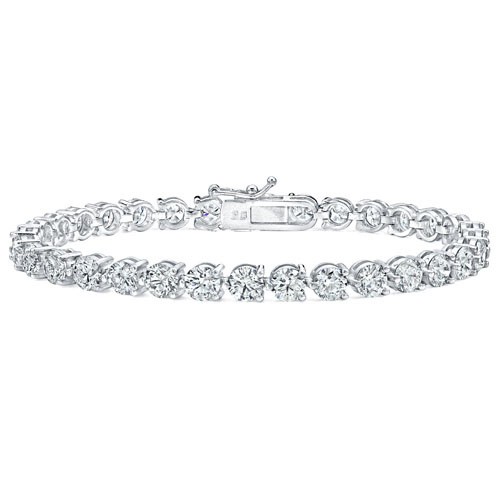 5.00 ct Ladies Round Cut Diamond Three Prong Tennis Bracelet 5.00 ct Ladies Round Cut Diamond Three Prong Tennis Bracelet